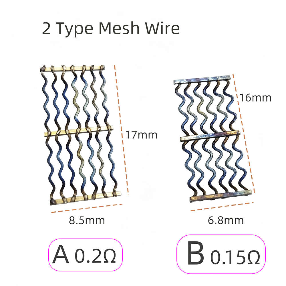 Electronics Repair Master - 2 Arten von Netz-Widerstandsdrähten 16x6,8mm/0,15ohm 17x8,5mm/0,2ohm