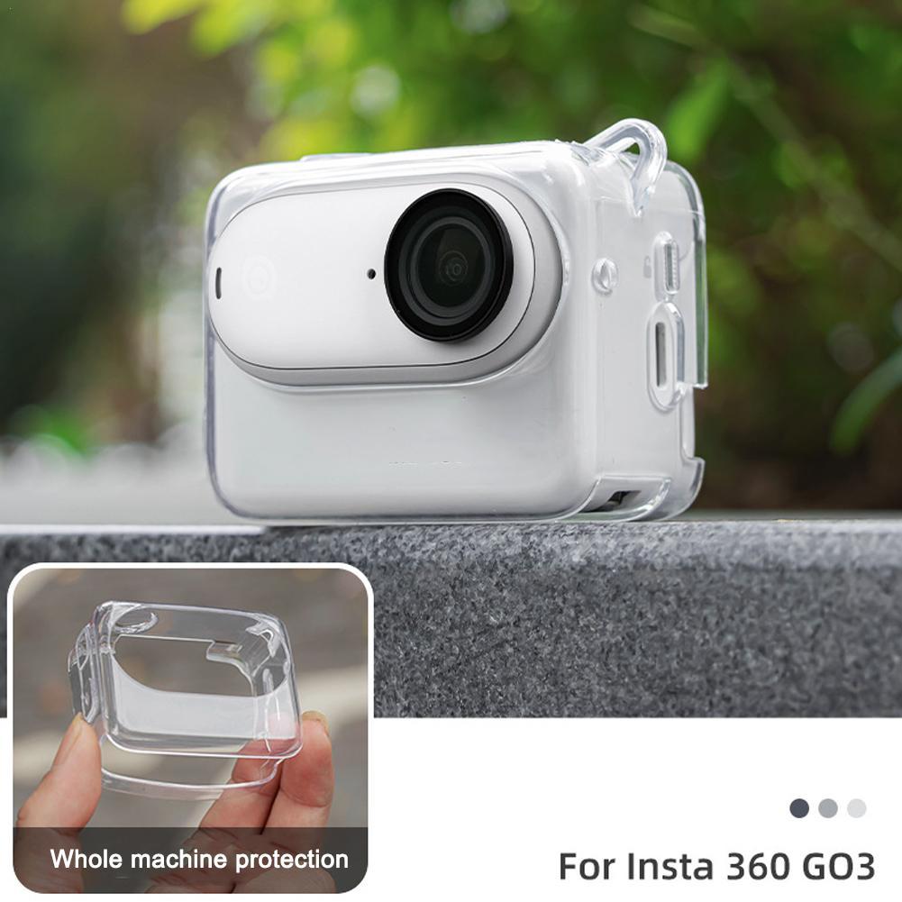 Insta360 Camera Go 3 - 1 stücke Transparent/grau TPU Anti-drop Schutzhülle