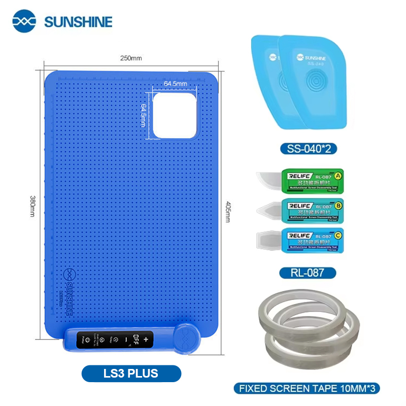 Screen Separator Machine - SUNSHINE LS3 PLUS LCD-Bildschirm-Splitter, Heizplatte, Trennmatte