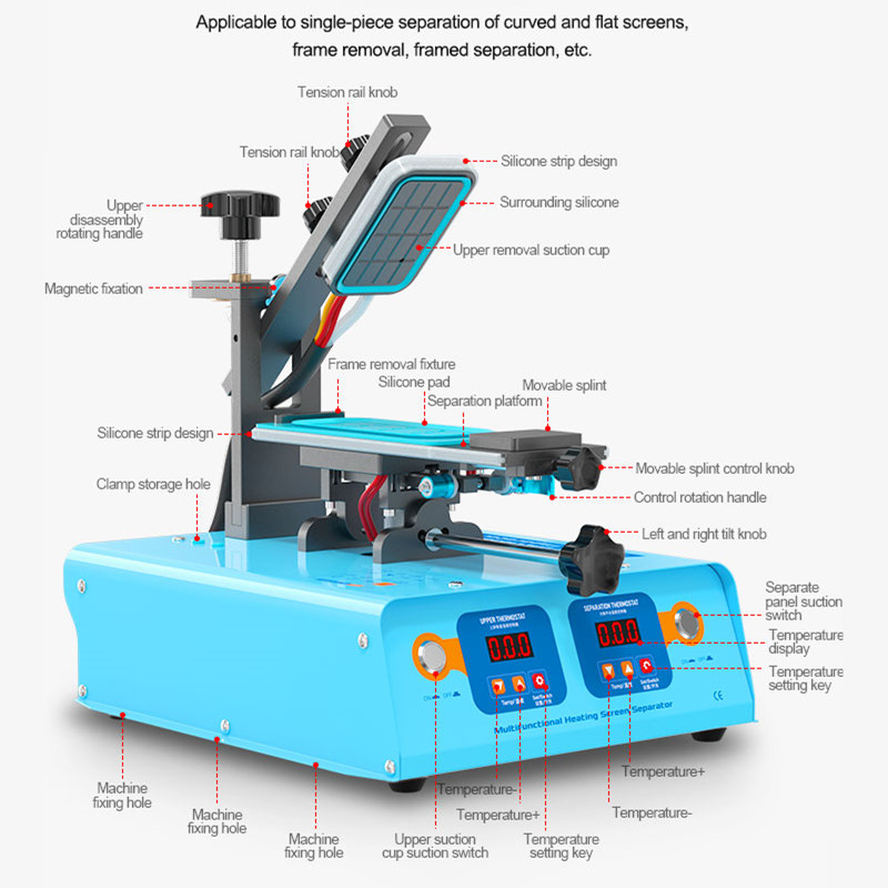 S-918M Multifunktionaler LCD-B – Screen Separator Machine Bewertung und Preis