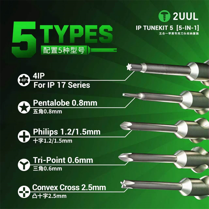 2UUL SD25 IP TUNEKIT 5 Schraub – Pentalobe Screwdriver Set Bewertung und Preis