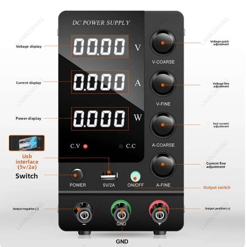 0-32V 0-6A Digitales, variable – Electronics Repair Lab Bewertung und Preis