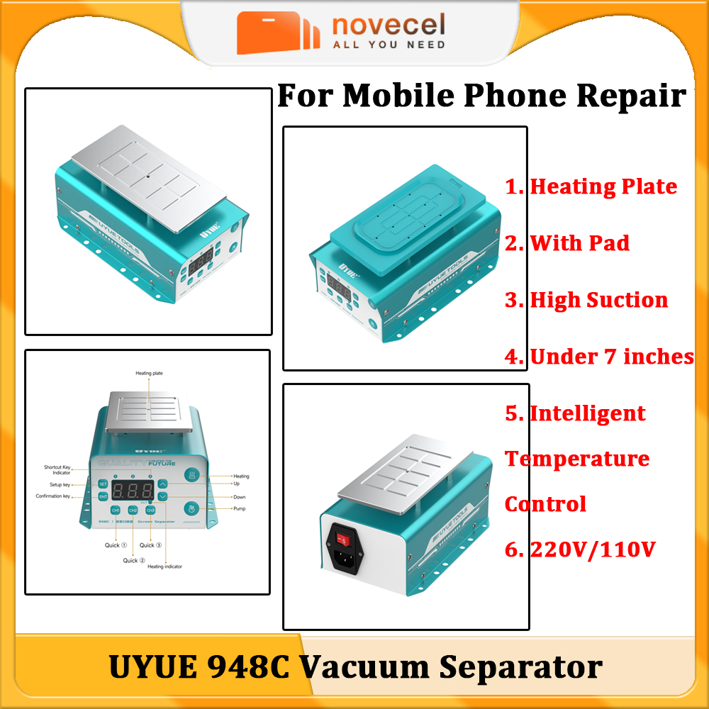 UYUE 948C LCD-Bildschirm-Vakuu – Screen Separator Machine Bewertung und Preis