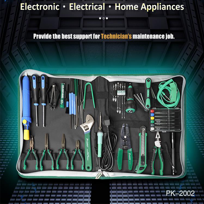 52Pcs Pro'sKit PK-2002B Home E – Electronic Repair Tutorial Bewertung und Preis