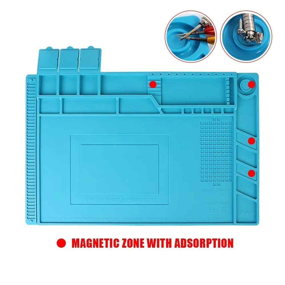 Silikon-Lötstationmatte, antis – Electronics Repair Desk Bewertung und Preis