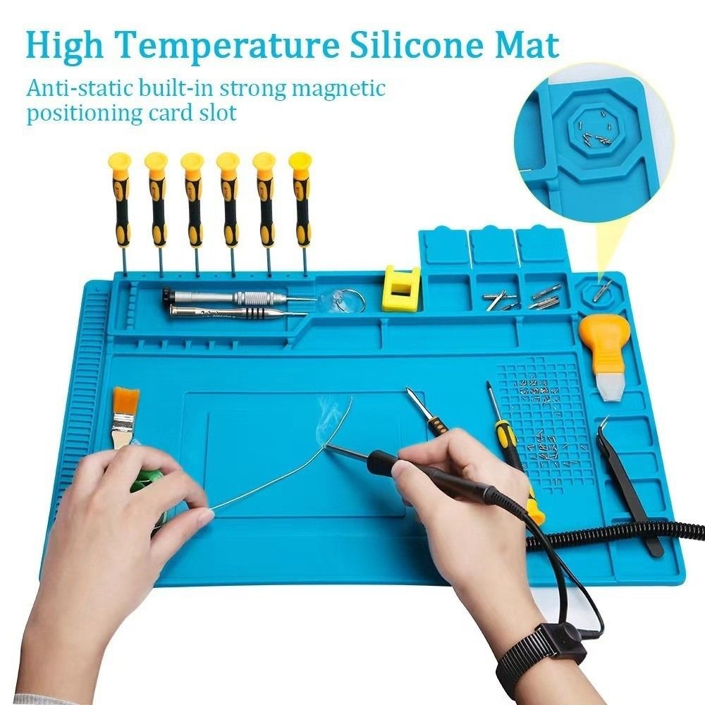 Silikon-Lötstationmatte, antis – Electronics Repair Desk Bewertung und Preis
